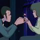 Lupin makes his fantastical pitch to Clarisse, complete with a little magic trick of his own.